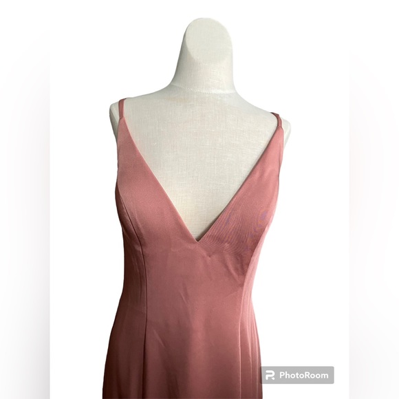 Salmon Pink Dress - Picture 2 of 6